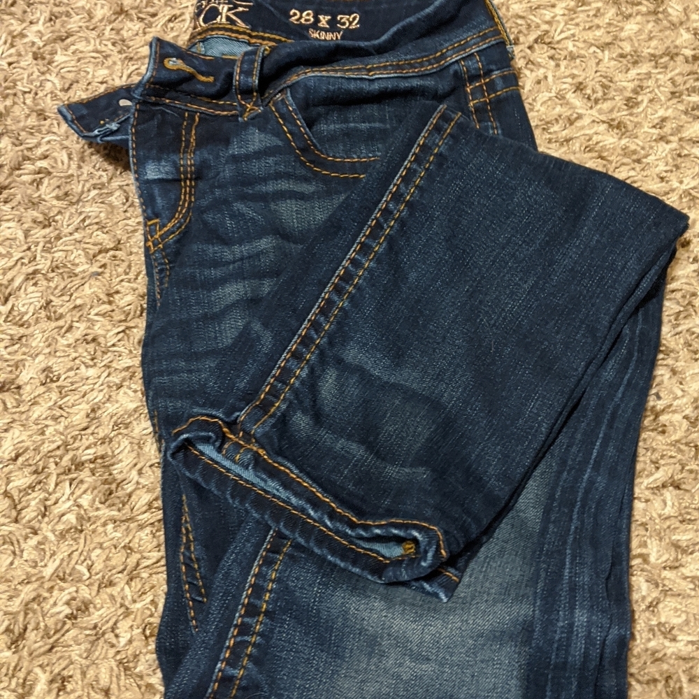 Buckle Black Skinny Jeans